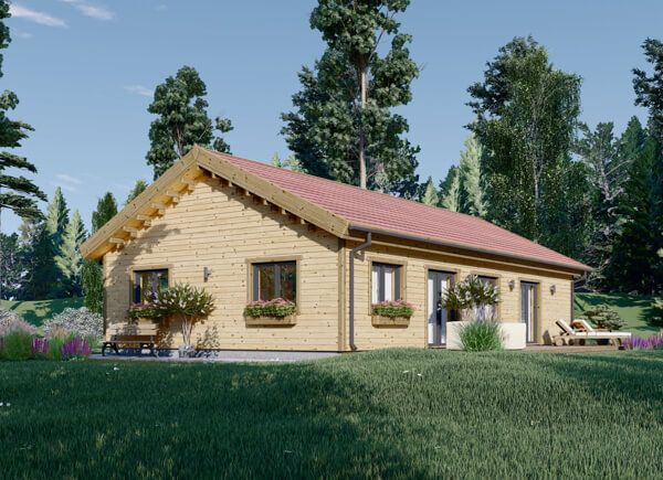 Fritidshus JULIA (Isolerad, 66 mm + fasadbeklädnad), 94 m² avp.ui.product_images.thumbnail 1
