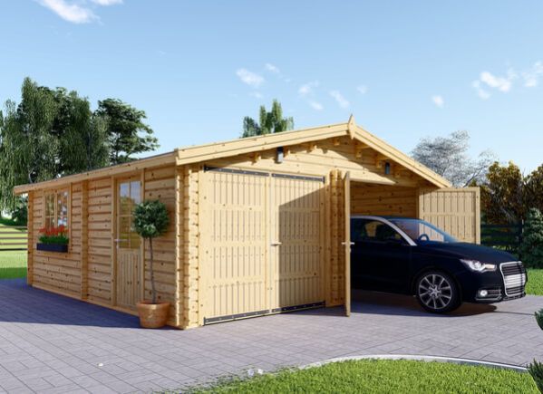 Dubbelgarage CLASSIC DUO (44 mm), 6x6 m, 36 m² avp.ui.product_images.thumbnail 1