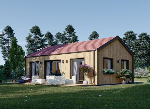 Fritidshus SELENE (Isolerad, 66 mm + fasadbeklädnad), 50 m² avp.ui.product_images.thumbnail 1