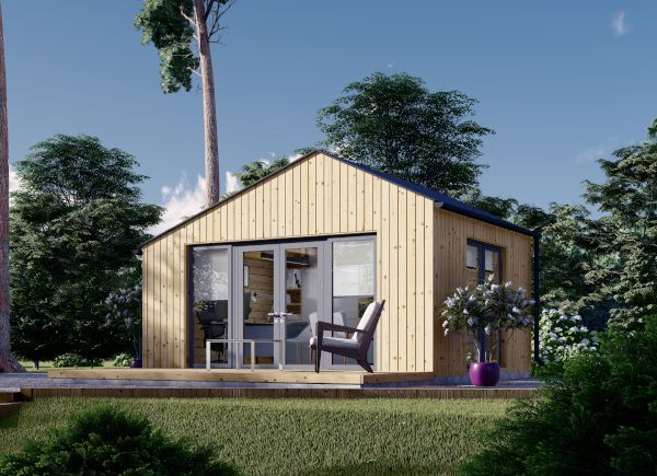 Attefallshus TONIA (34 mm + fasadbeklädnad), 5x4 m, 20 m² avp.ui.product_images.thumbnail 1