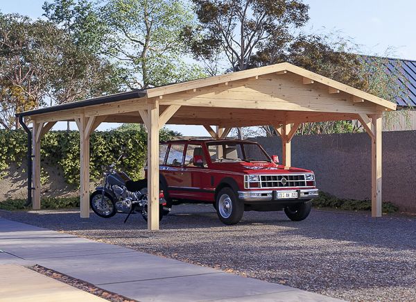 Enkel carport i trä CLASSIC, 5x5.7 m avp.ui.product_images.thumbnail 1