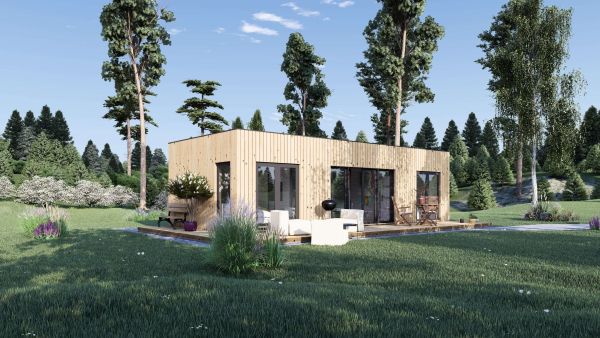 Fritidshus PREMIUM (Isolerad, 66 mm + fasadbeklädnad), 41 m² avp.ui.product_images.thumbnail 1