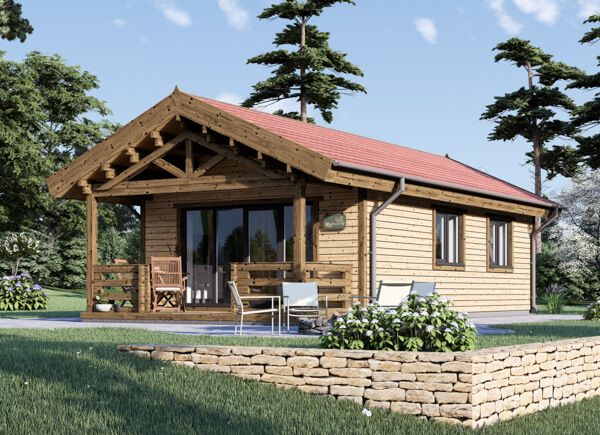 Fritidshus HYMER (Isolerad, 66 mm + fasadbeklädnad), 38 m² avp.ui.product_images.thumbnail 1