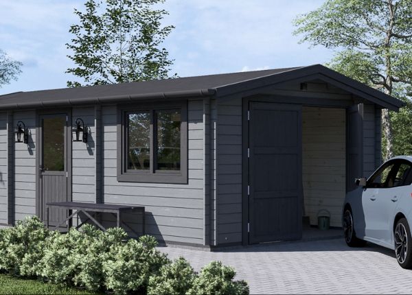 Enkelgarage CLASSIC (44 mm), 4x7.5 m, 30 m² avp.ui.product_images.thumbnail 1