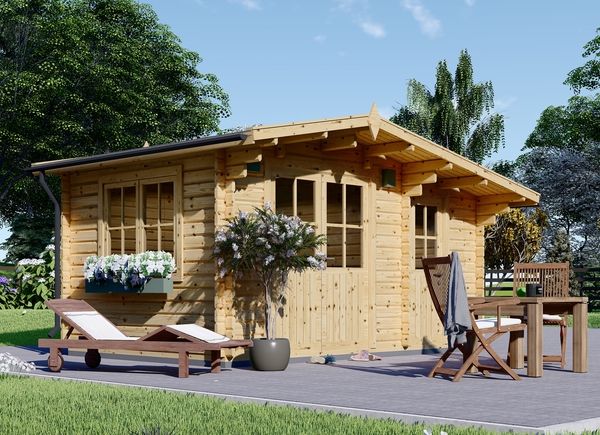 Friggebod BENINGTON (34 mm), 4.5x3 m, 13 m² avp.ui.product_images.thumbnail 1