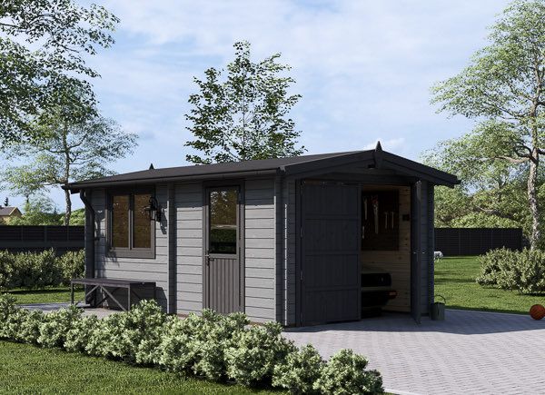 Enkelgarage CLASSIC (44 mm), 3,2x5,2 m, 16 m² avp.ui.product_images.thumbnail 1