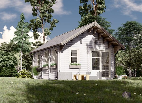 Attefallshus med loft SCOOT (44 mm), 4.5x6 m, 27 m² + 9 m² loft avp.ui.product_images.thumbnail 1
