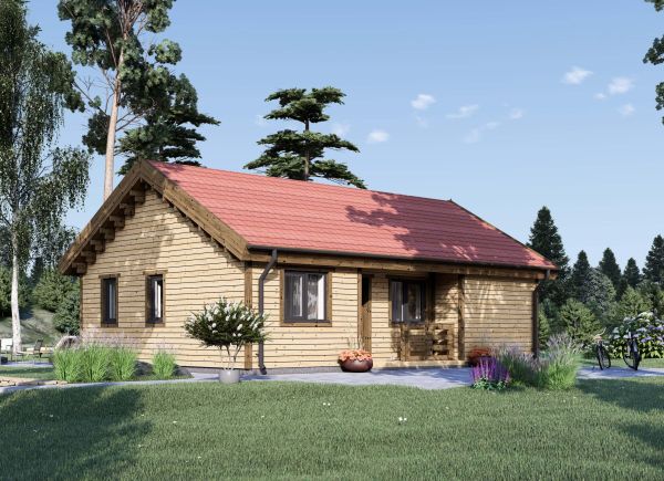 Fritidshus UZES (Isolerad, 66 mm + fasadbeklädnad), 60 m² avp.ui.product_images.thumbnail 1