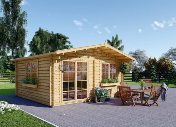 Attefallshus WISSOUS (44 mm), 5x6 m, 30 m² avp.ui.product_images.thumbnail 1