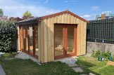 Friggebod EMMY (isolerad, 34 mm + fasadbeklädnad), 3x3 m, 9 m² customer 1