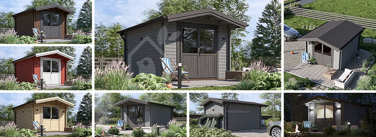 Friggebod PETER (34 mm), 3x4 m, 12 m² visualization 1